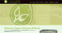 Desktop Screenshot of cypresstrailrv.com